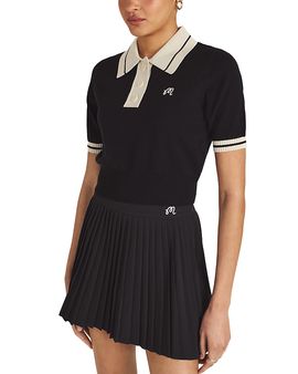 Malbon Malbon Mikayla Wool & Cashmere Knit Polo