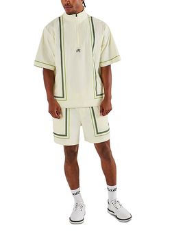Malbon Malbon Playa 5.4 Stripe Shorts