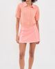 Malbon Malbon Ren Button Down Shirt Coral Haze - 5