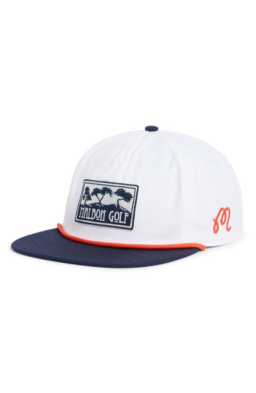MALBON MALBON Torrey Pines Rope Snapback Cap