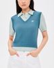 Malbon Malbon Veronica Polo Pullover Aegean Blue/Surf Spray - 2