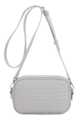 Mali + Lili Mali + Lili Ava Woven Vegan Leather Crossbody Bag