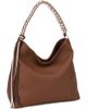 Mali + Lili Mali + Lili Bree Braided Handle Large Faux Leather Hobo - 1