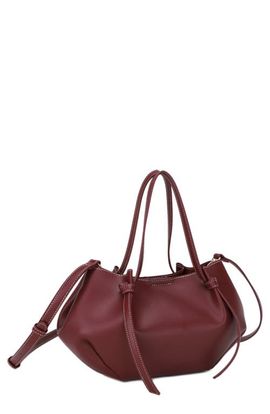 Mali + Lili Mali + Lili Lou-Lou Knotted Handle Small Faux Leather Tote