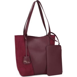 Mali + Lili Mali + Lili North South Faux Leather Tote