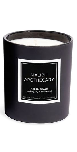 Malibu Apothecary Malibu Apothecary Malibu Beach Candle Matte Black 8.0 oz/237