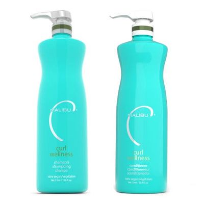 Malibu C Malibu C Curl Wellness Liter Shampoo & Conditioner Duo
