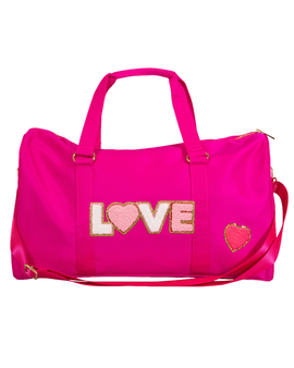 Malibu Sugar Malibu Sugar Duffle bag with love patch