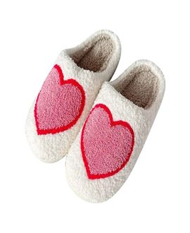 Malibu Sugar Malibu Sugar Girls' Plush Heart Slippers