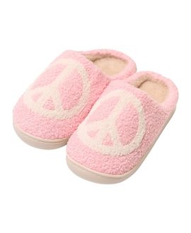 Malibu Sugar Malibu Sugar Girls' Plush Peace Slippers