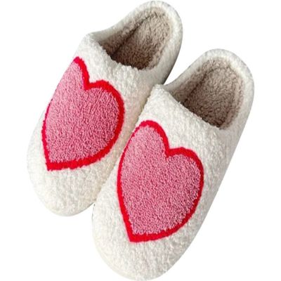 Malibu Sugar Malibu Sugar Plush heart slippers