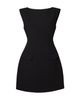 Malina Malina Adelina High Neck Mini Dress - 4
