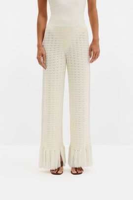 Malina Malina Alycia Knitted Fringe Pants