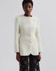 Malina Malina Carol Textured Round Neck Blazer - 1