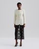 Malina Malina Carol Textured Round Neck Blazer - 3