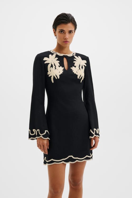Malina Malina Henny Embroidered Mini Dress