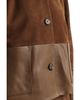 Malina Malina Marcie Suede Leather Cropped Jacket - 3