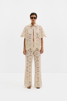 Malina Malina Natalina Guipure Lace Pants