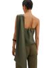 Malina Malina Neija Brooch Detailed One Shoulder Top - 3