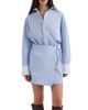 Malina Malina Portea Wrapped Long Sleeve Shirt Dress - 1