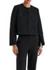 Malina Malina Ruthie Cropped Boucle Blazer - 1