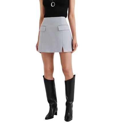 Malina Malina Sandra Tailored Mini Skirt