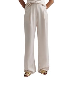 Malina Malina Sarah Elastic Waist Satin Pants