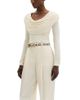 Malina Malina Signe Cowl Neck Jersey Top - 1