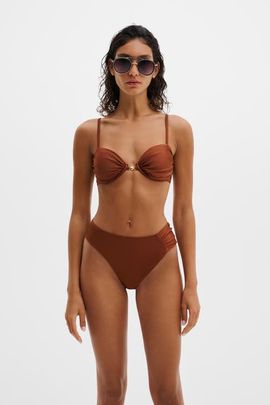 Malina Malina Tovere Draped Bikini Top