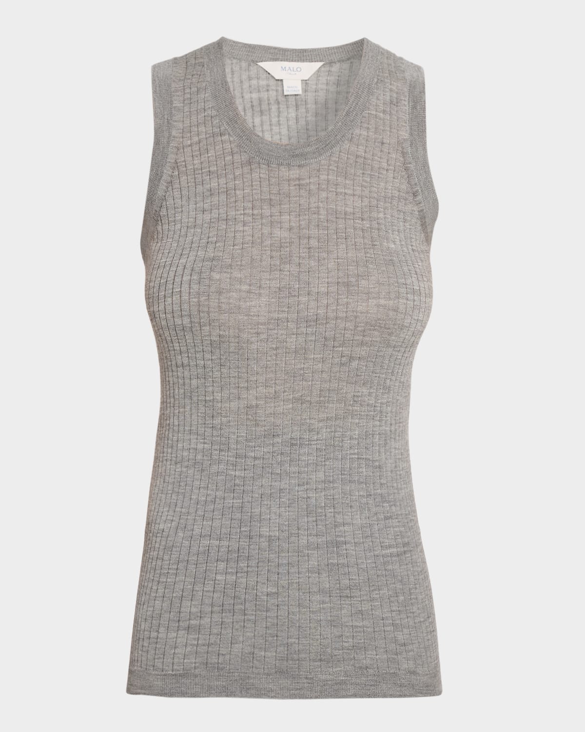 Malo Cashmere Rib Tank Top