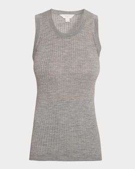 Malo Cashmere Rib Tank Top