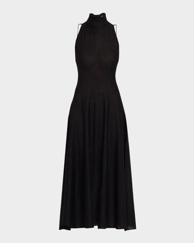 Malo Cashmere Silk Halter Dress
