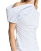 Malo Women's Pinstriped Cotton Off-The-Shoulder Midi-Dress - 7