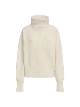 Malo Women's Rib-Knit Cashmere Turtleneck Sweater