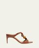 Malone Souliers 70mm Lena Resin Patent Leather Mules - 1