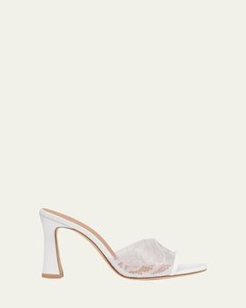 Malone Souliers 90mm Roxanna Lace Mule Sandals