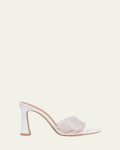 Malone Souliers 90mm Roxanna Lace Mule Sandals