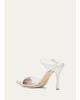 Malone Souliers 90mm Uma PVC Satin Mule Pumps - 4