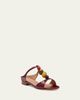 Malone Souliers Lena Beaded Patent Leather Sandals - 2