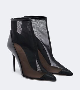 Malone Souliers Malone Souliers Arc leather-trimmed mesh ankle boots