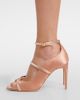 Malone Souliers Malone Souliers Cynthia 90 leather-trimmed satin sandals - 2