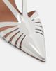 Malone Souliers Malone Souliers Janette metallic leather slingback pumps - 6