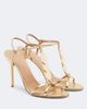 Malone Souliers Malone Souliers Kali embellished metallic leather sandals - 1