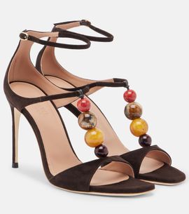 Malone Souliers Malone Souliers Lena beaded suede sandals