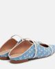 Malone Souliers Malone Souliers Maureen leather-trimmed denim mules - 2