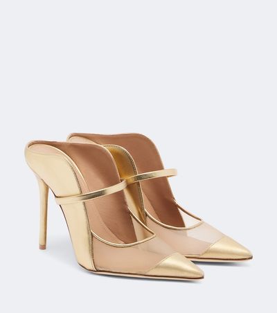 Malone Souliers Malone Souliers Maureen leather and mesh mules
