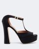 Malone Souliers Malone Souliers Nomi embellished satin platform sandals - 5