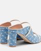 Malone Souliers Malone Souliers Norah 70 leather-trimmed denim mules - 2