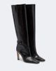 Malone Souliers Malone Souliers Raven croc-effect leather knee-high boots - 1