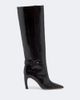 Malone Souliers Malone Souliers Raven croc-effect leather knee-high boots - 5